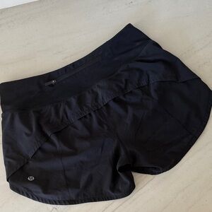 lululemon athletica Women's Midnight Black Athletic Shorts